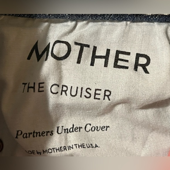 Mother women’s jeans size 24 blue flare wide leg the cruiser partners undercover - Picture 14 of 16